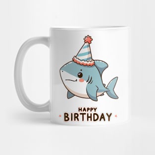 Kawaii Happy Birthday Baby Shark Party Mug